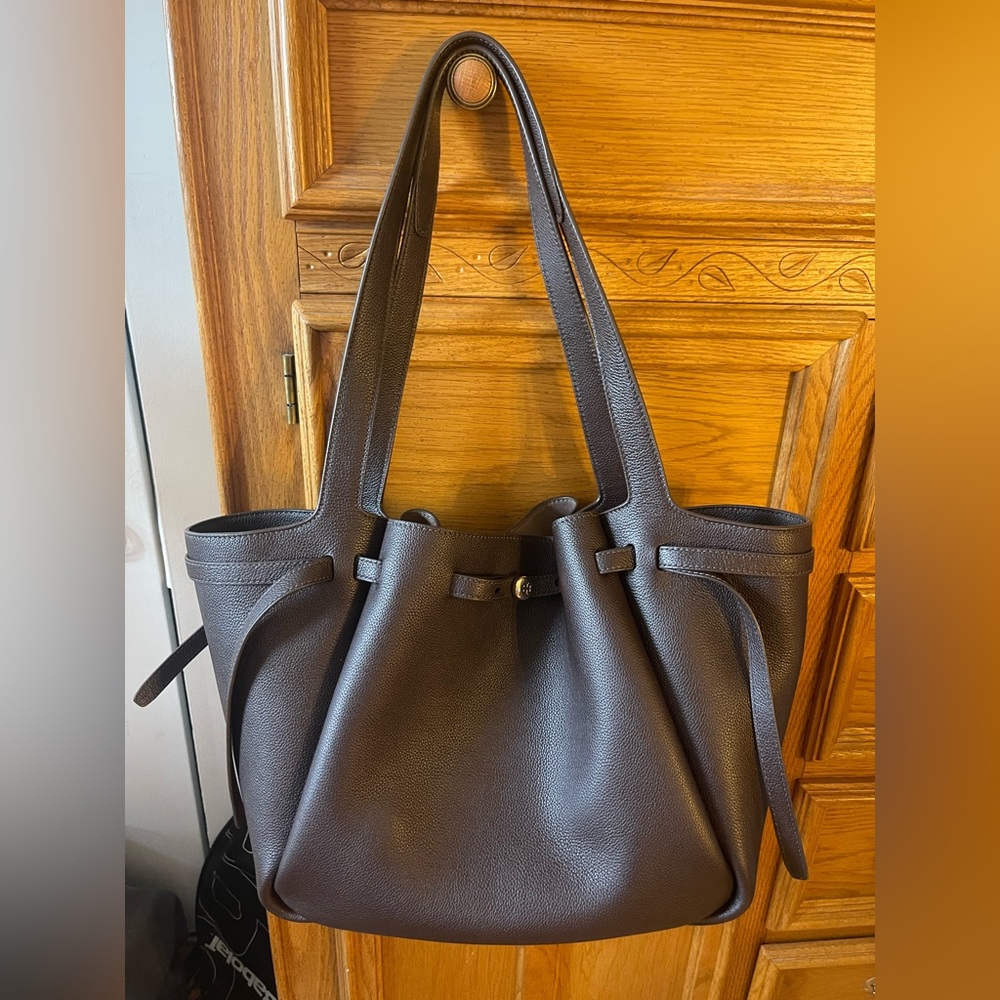 Tory Burch Romy Tote Deep Brown